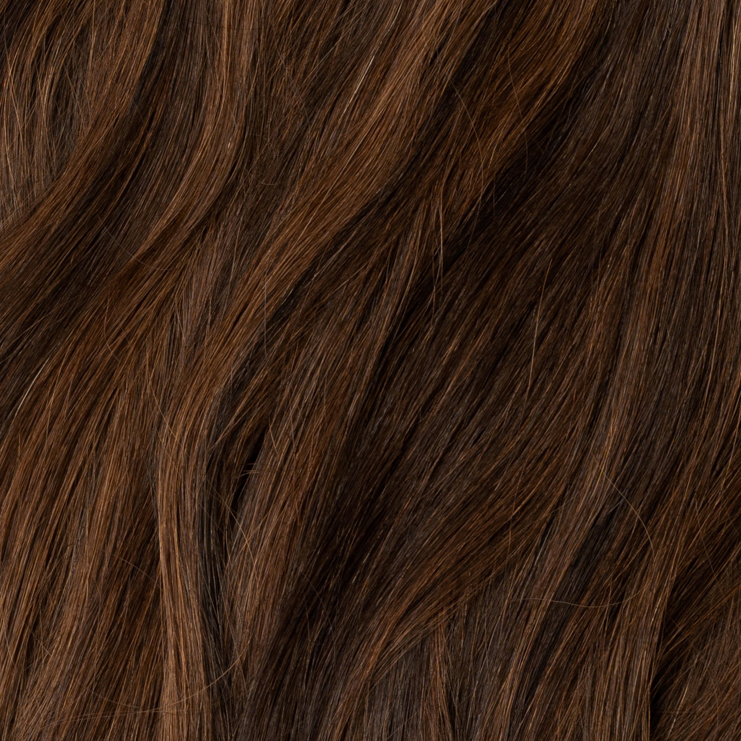 Invisible weft - Dark Chocolate Brown Mix 1B/4