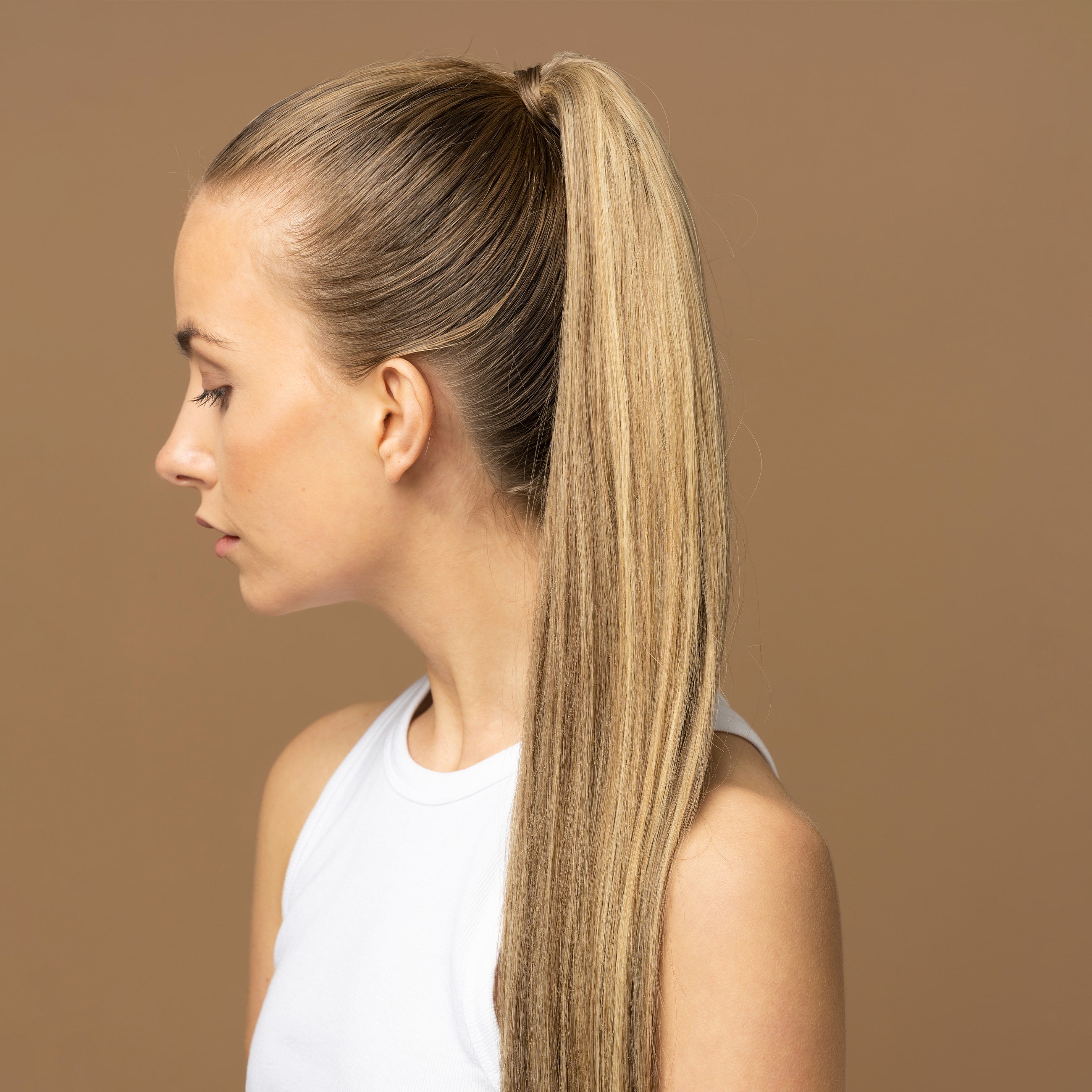 Ponytail Extensions - Warm Brown Mix 4/7