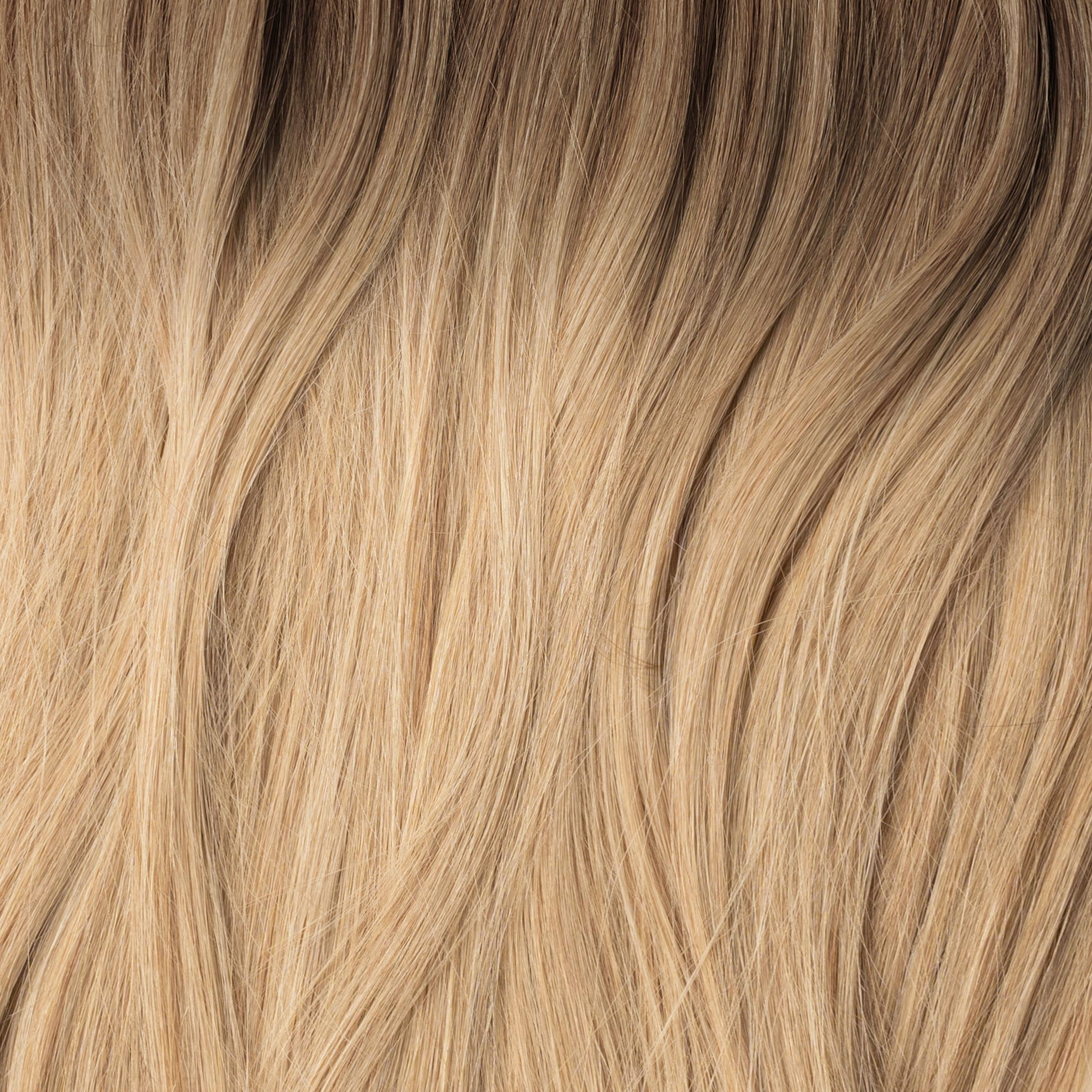 Invisible weft - Natural Blonde Root 5B+15