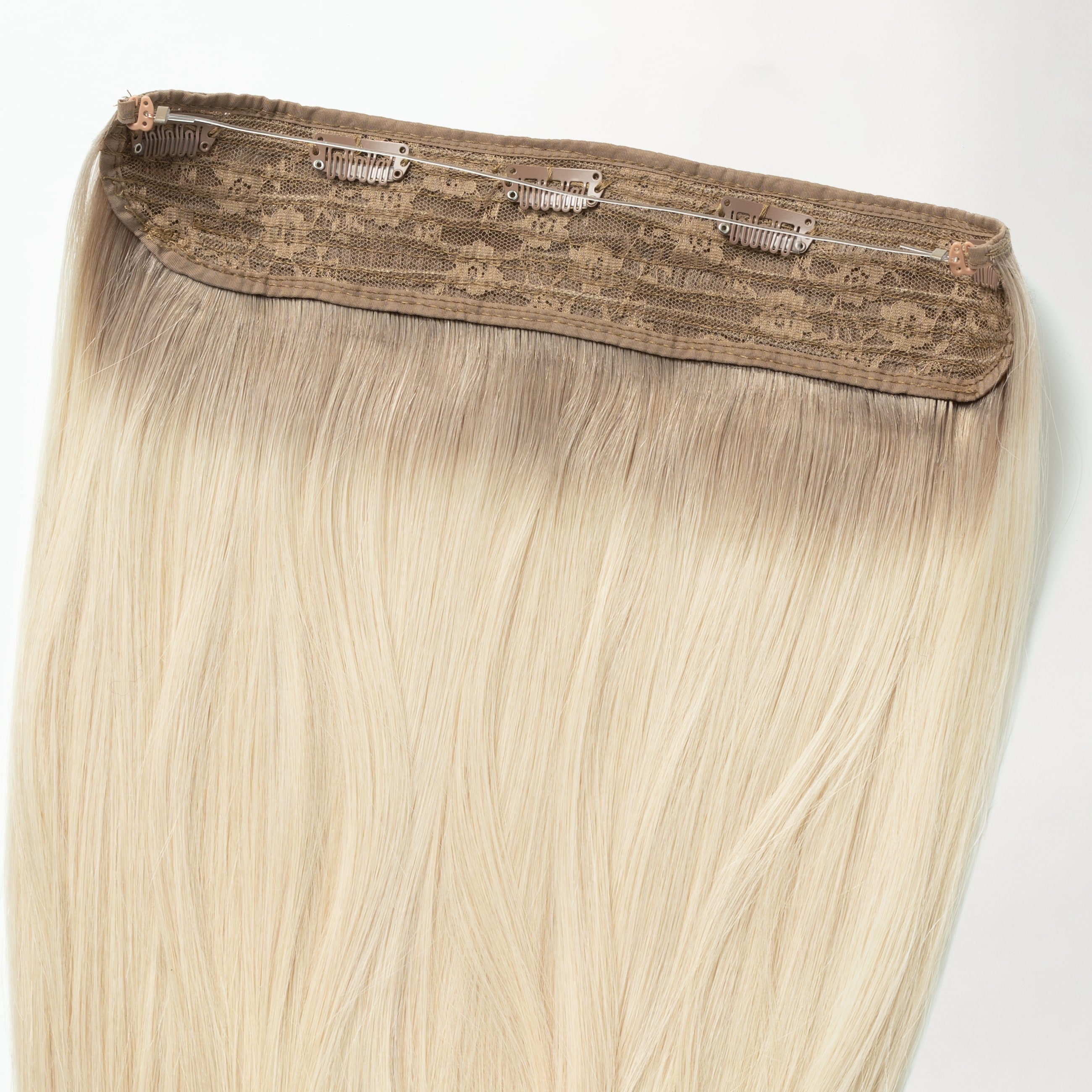 Flip in Extensions - Light Ash Blonde Root 16B+60B