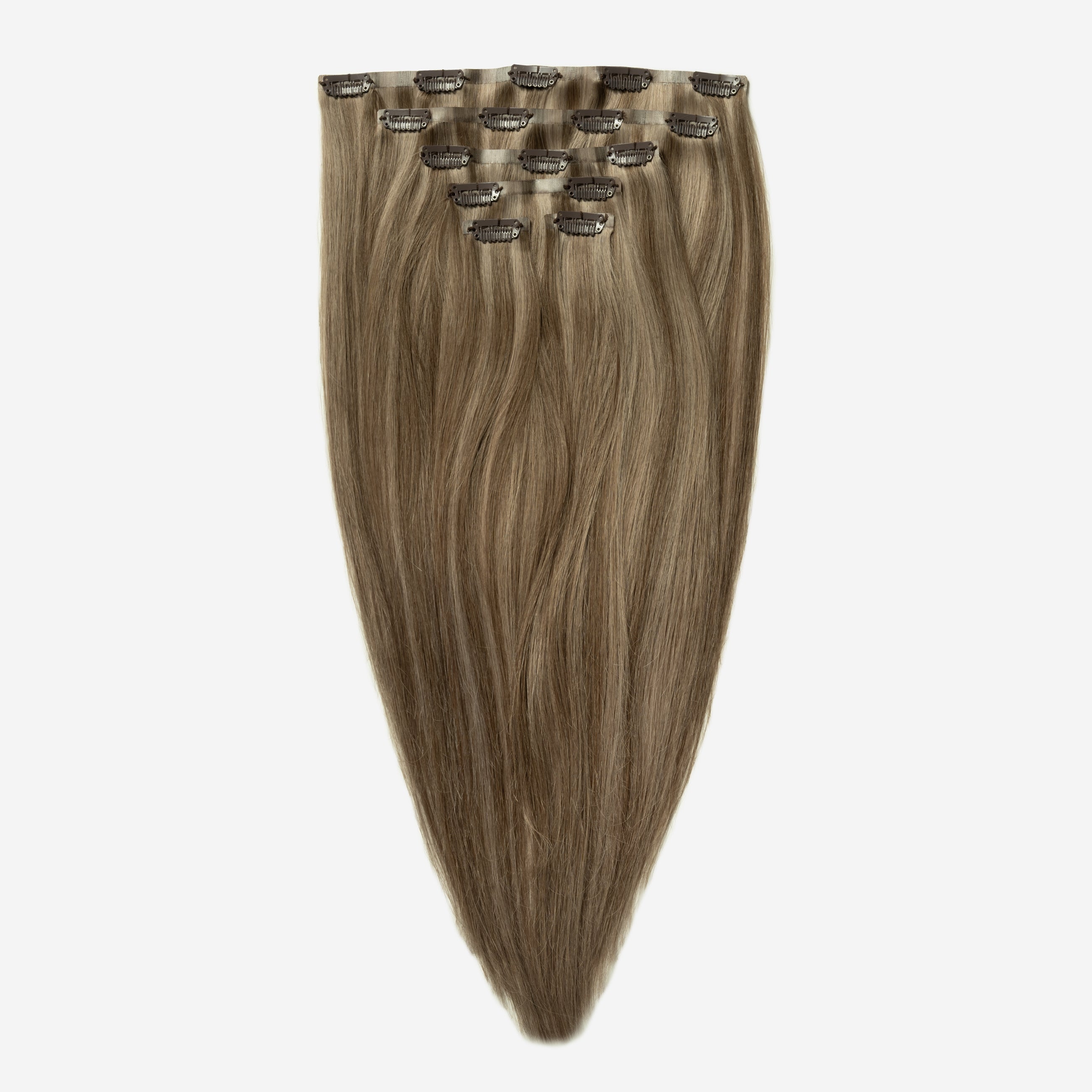 Invisible Clip In - Ash Brown Mix 3B/5B