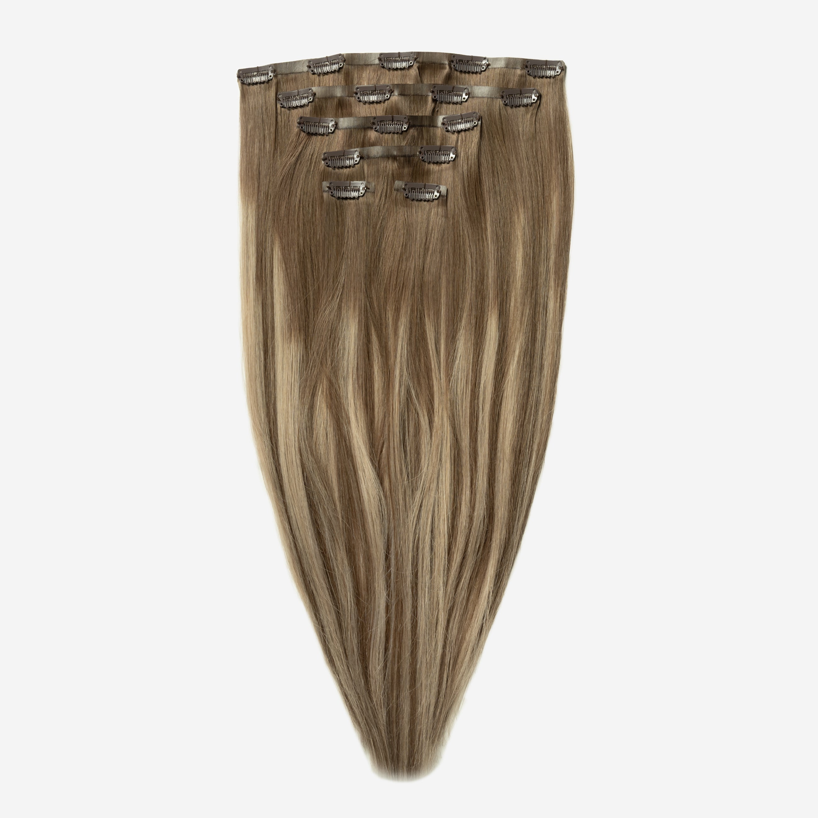 Invisible Clip In - Beige Blonde Balayage 3B+16B