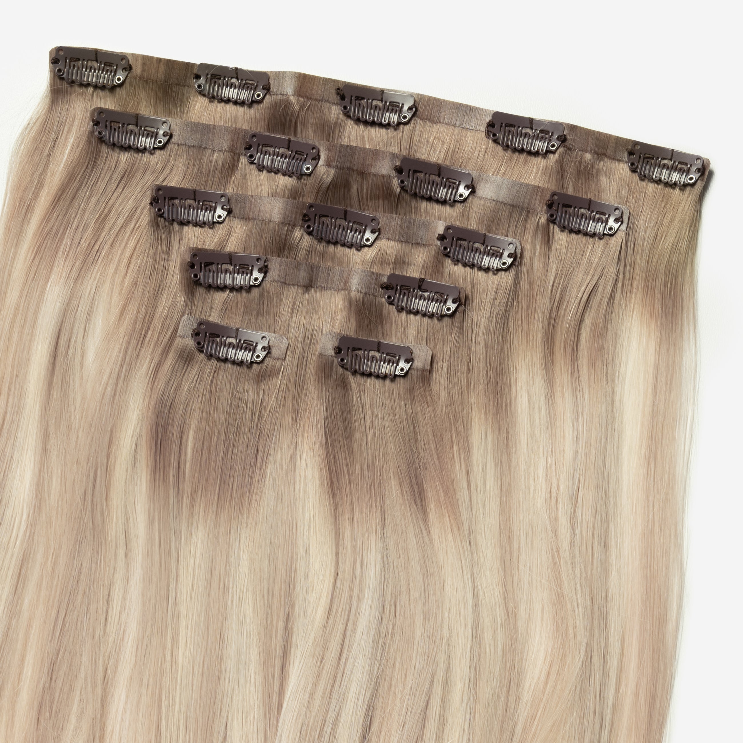 Invisible Clip In - Beige Blonde Mix Root 5B+16B/60B