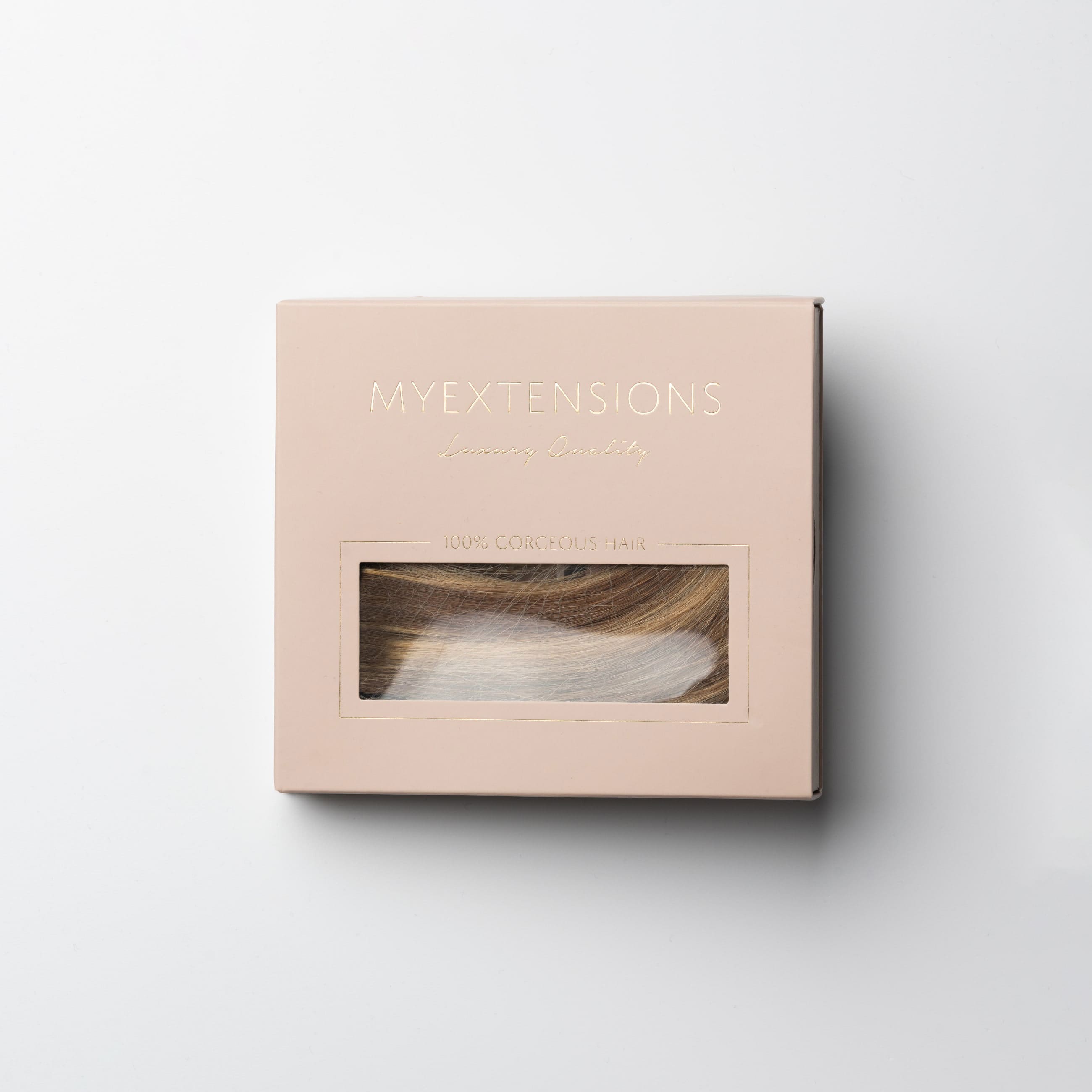 Invisible weft - Natural Blonde Balayage 3B+22