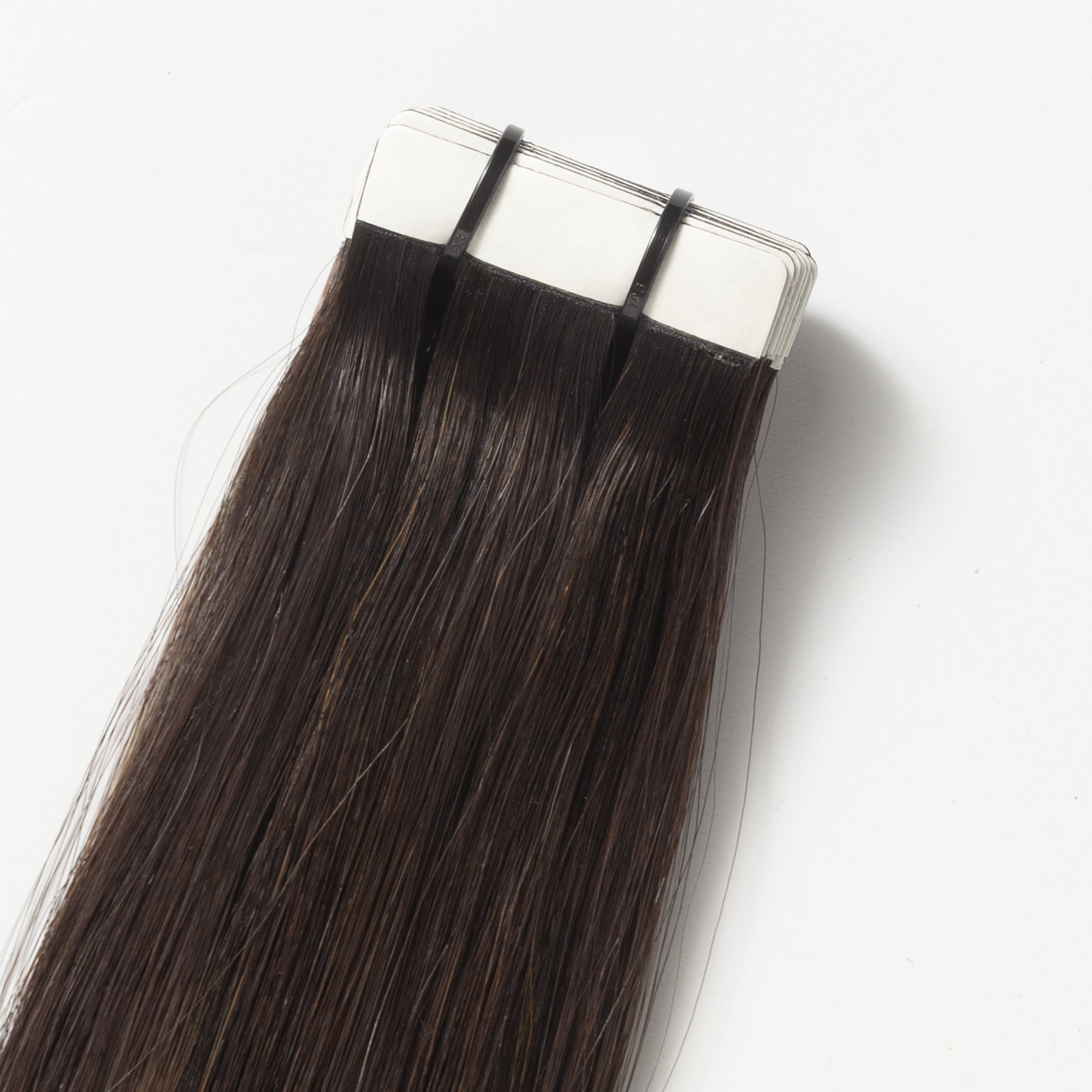 Tape in Extensions - Dark Chocolate Brown Balayage 1A+4