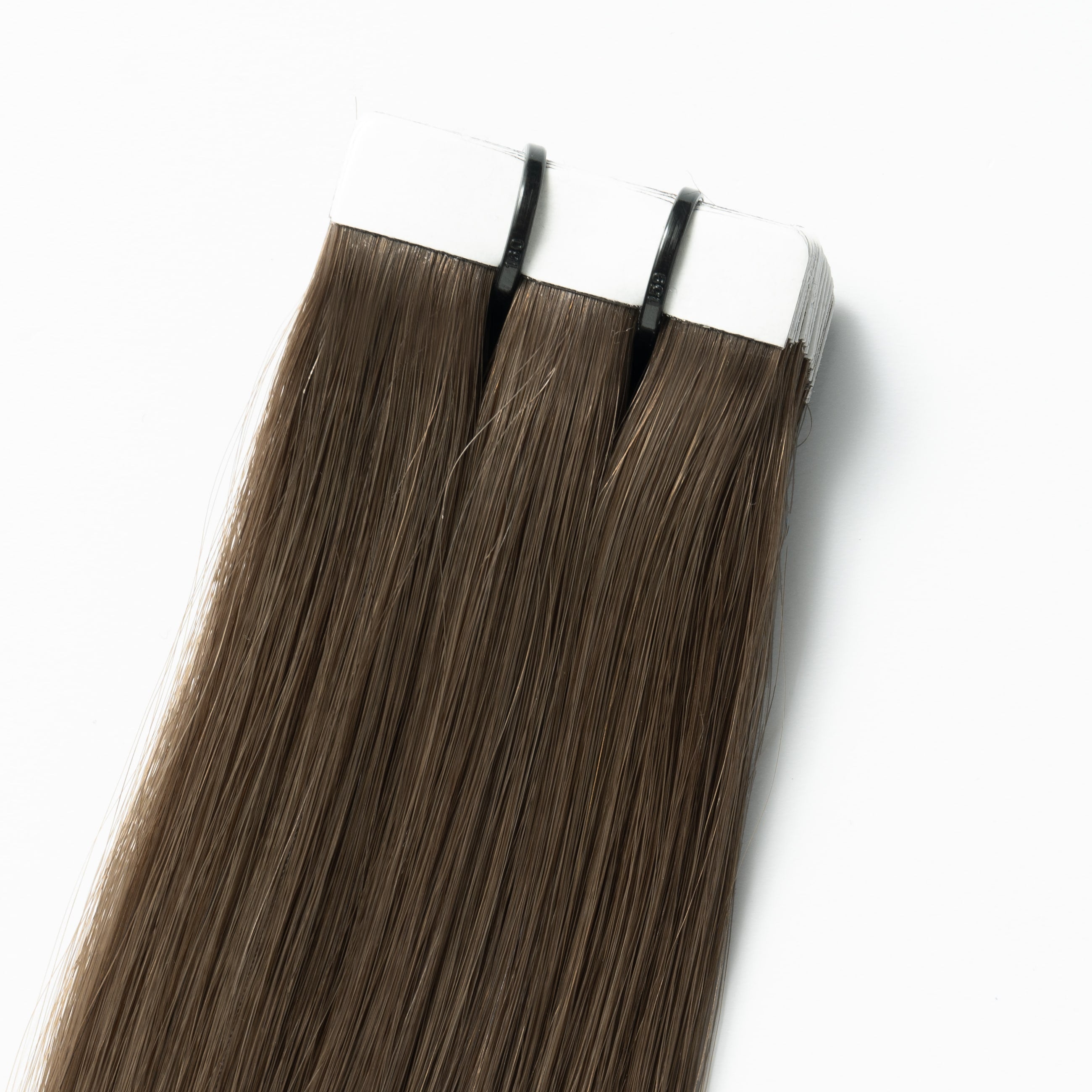 Tape in Extensions - Dark Ash Brown 2C
