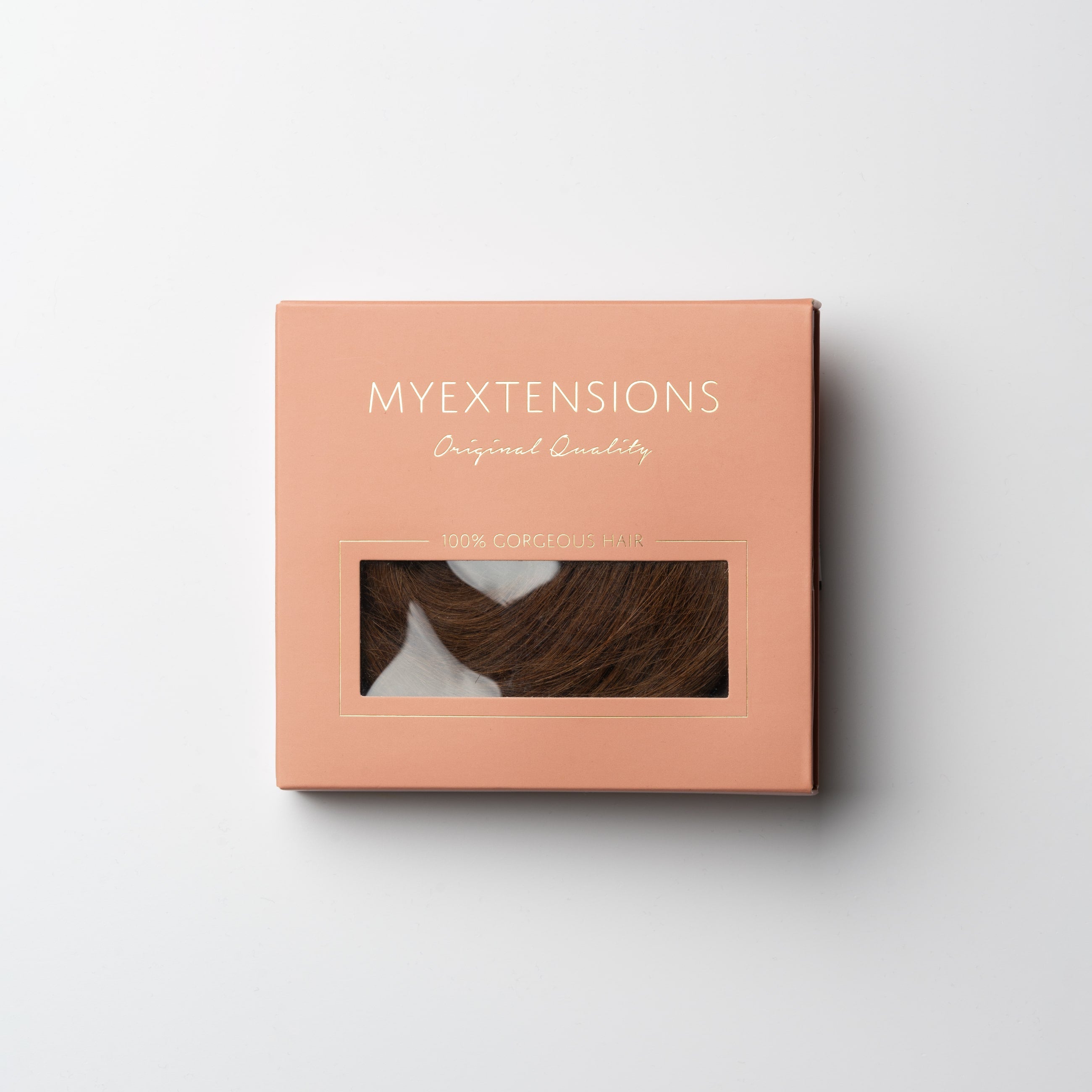 Microring Extensions - Dunkles Kastanienbraun Nr. 4
