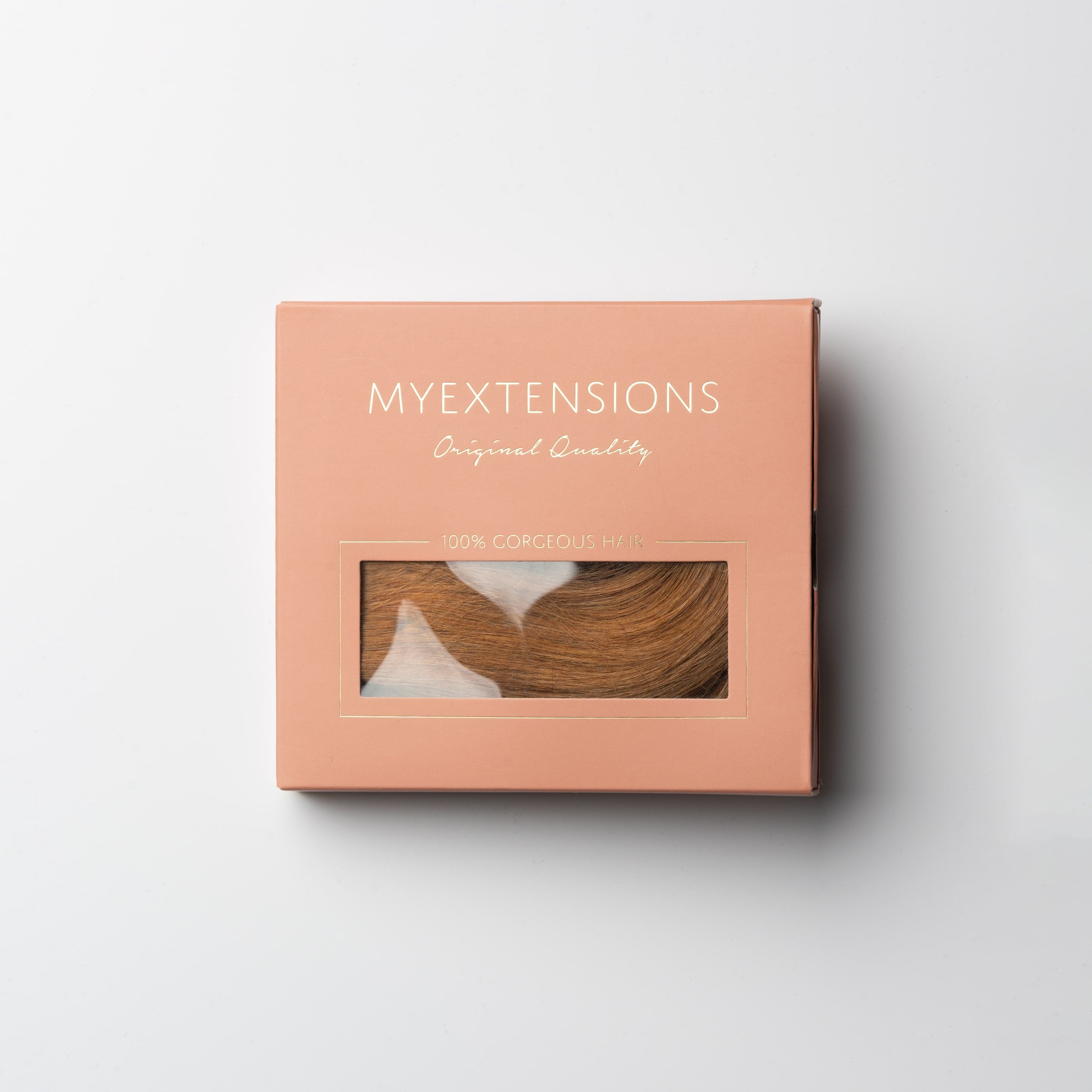 Tape extensions - Lys rødbrun nr. 7