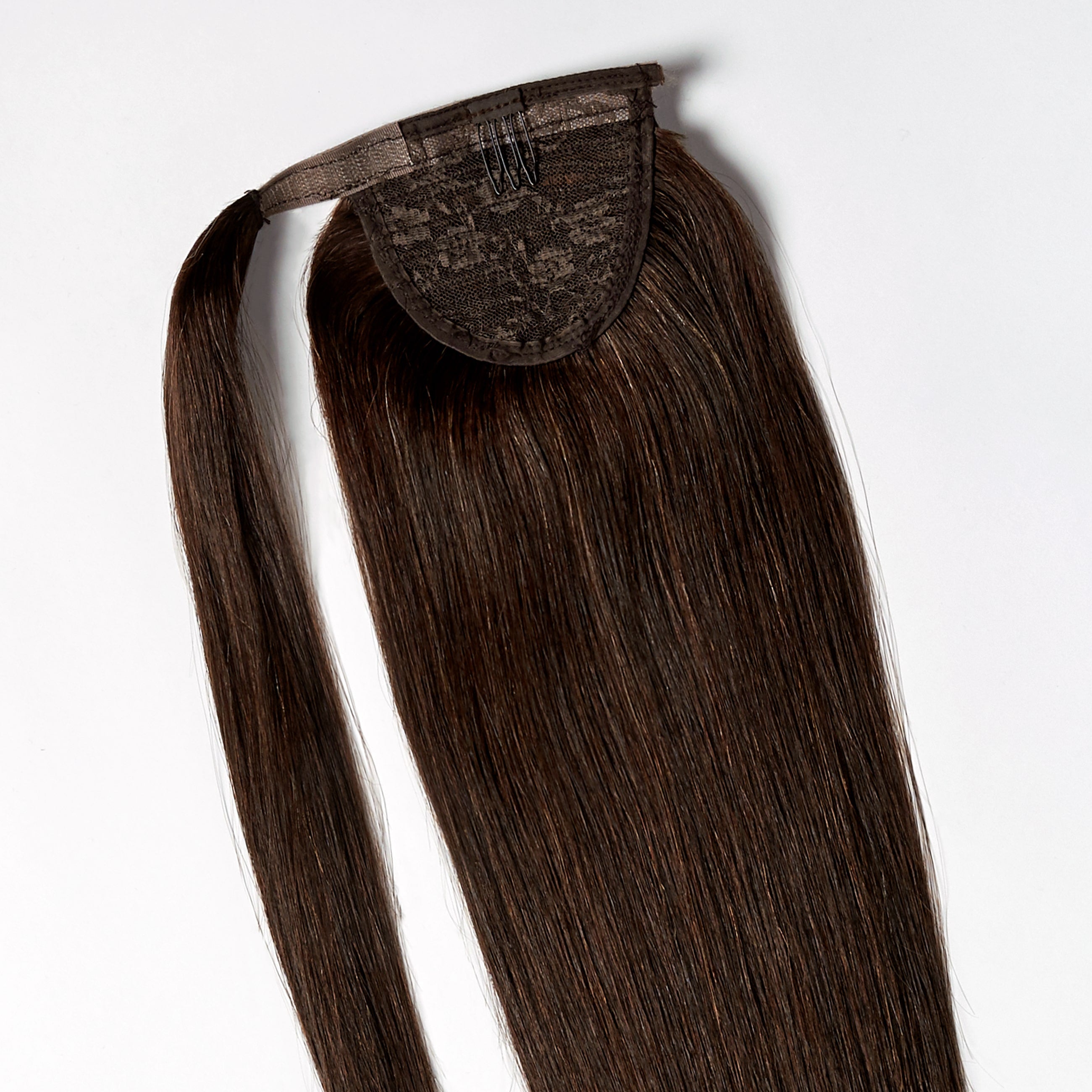 Ponytail Extensions - Extra Dunkelbraun Nr. 1B