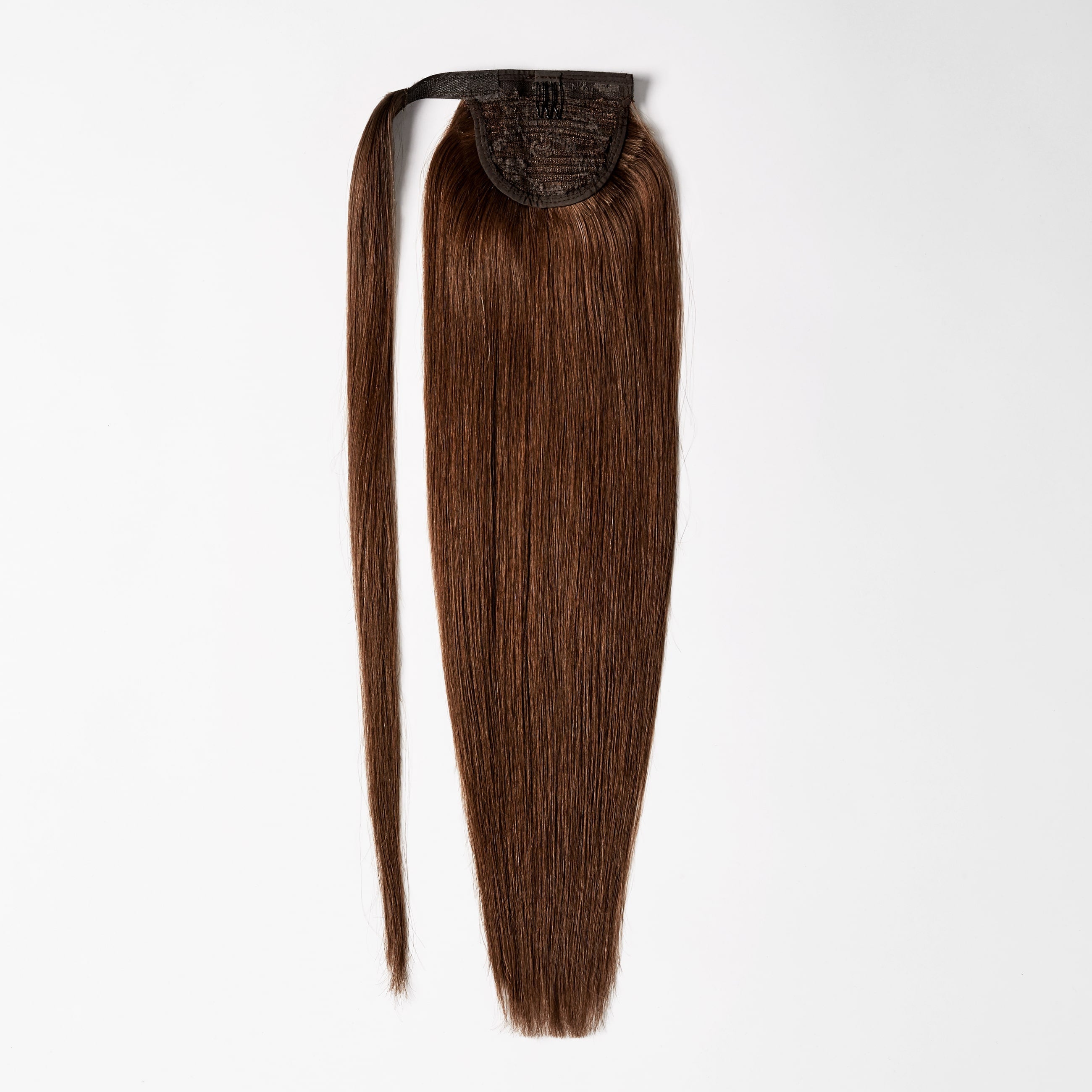 Ponytail Extensions - Dunkles Kastanienbraun Nr. 4