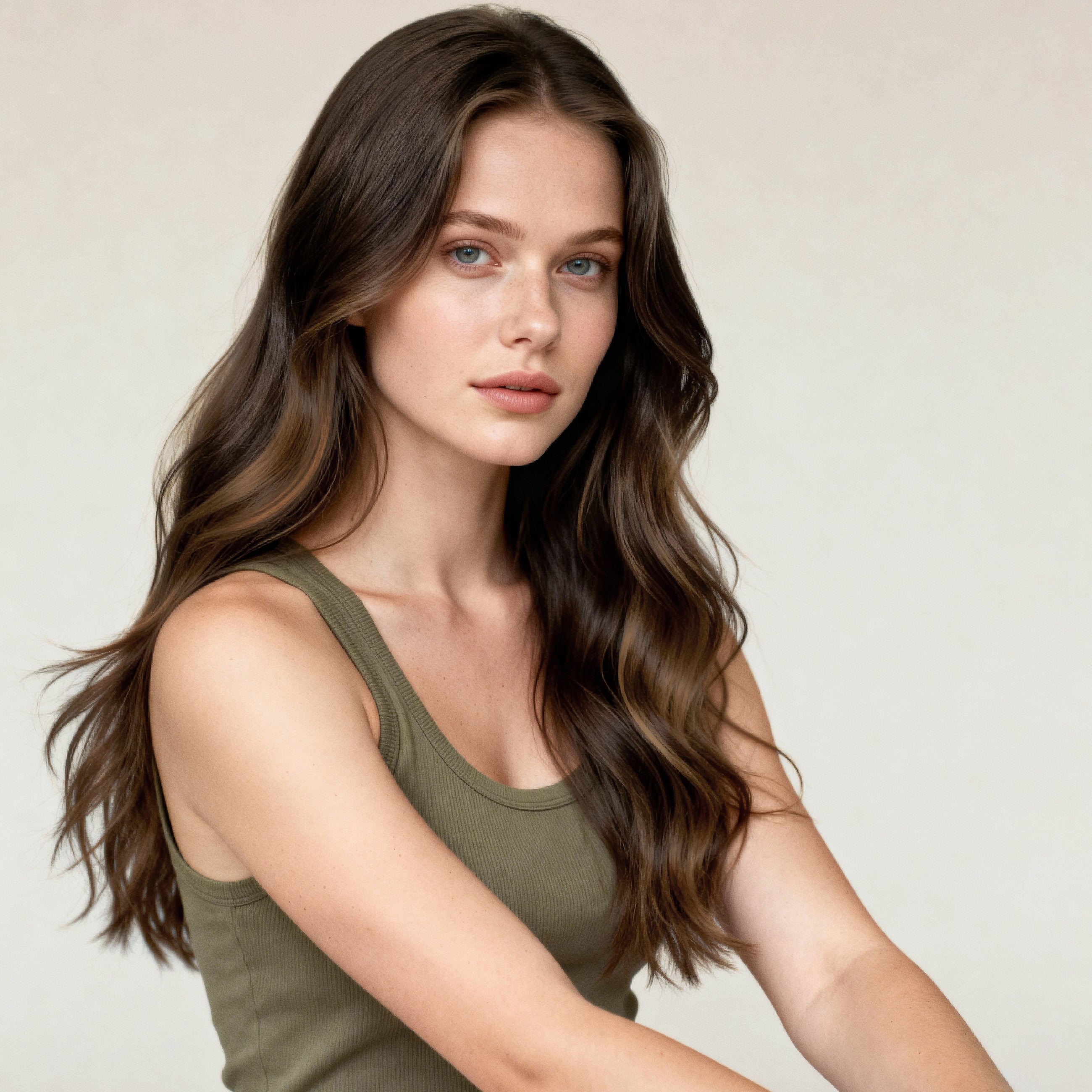 Tape in Extensions - Dark Chocolate Brown Balayage 1A+4