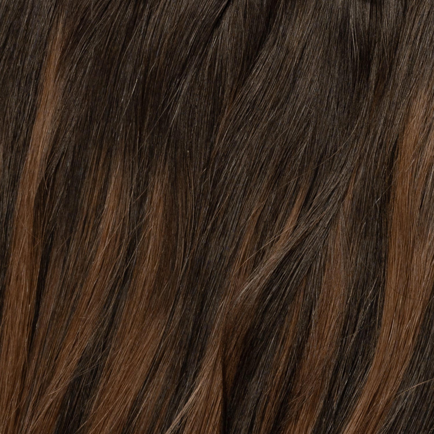 Invisible Tape Weft - Dark Chocolate Brown Balayage 1A+4