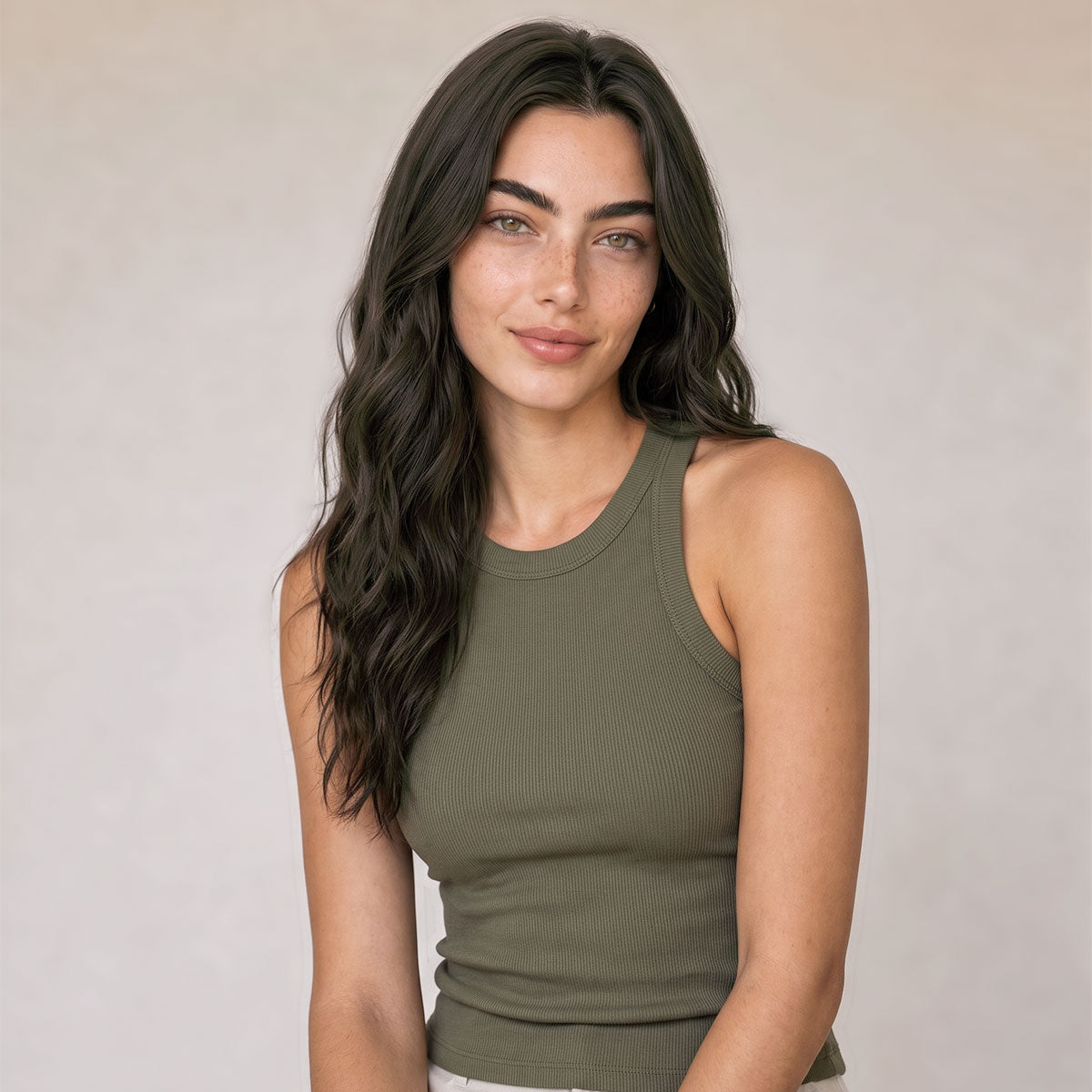 Invisible Clip In - Extra Dark Ash Brown 1C