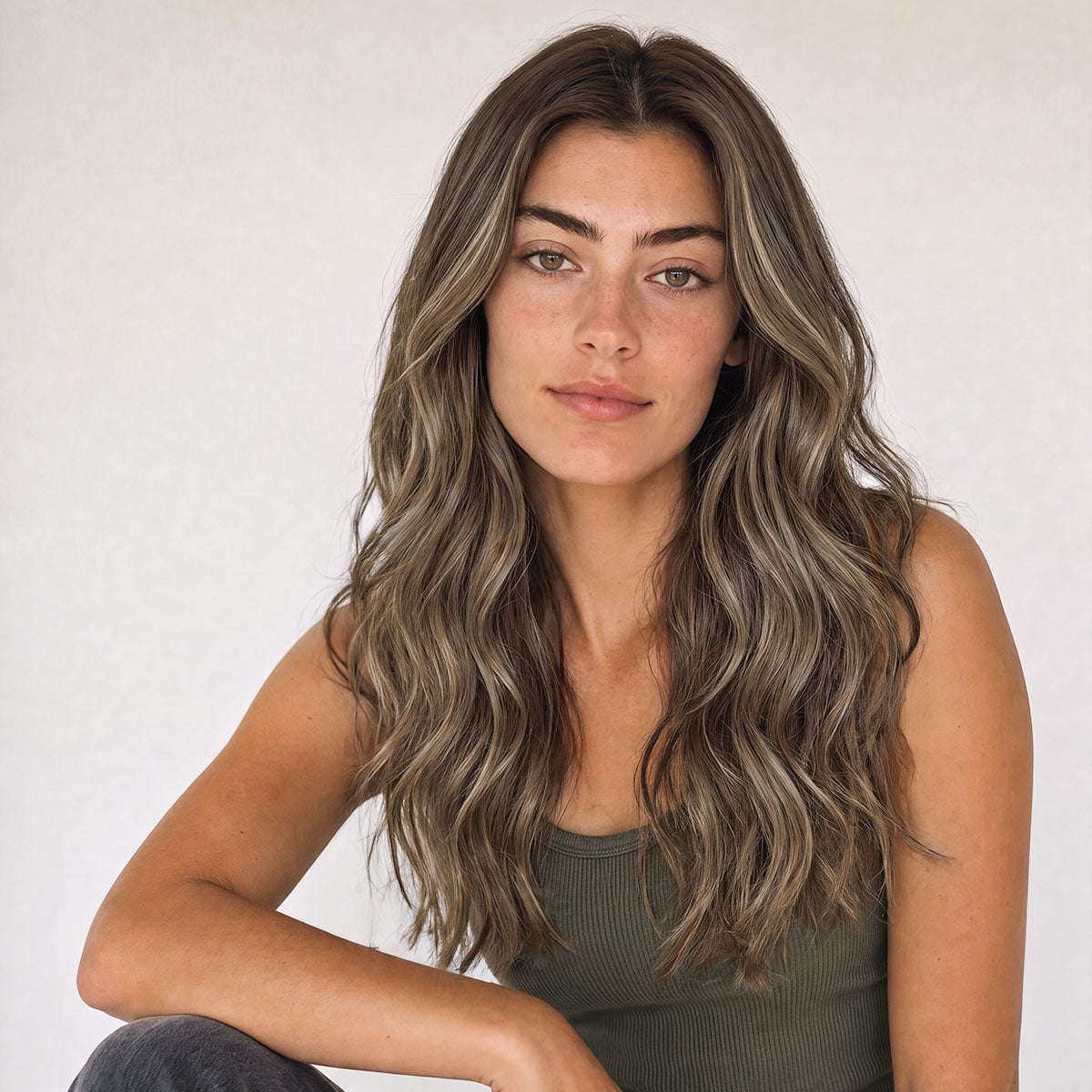 Tressen - Ash Brown Balayage 2C+5B