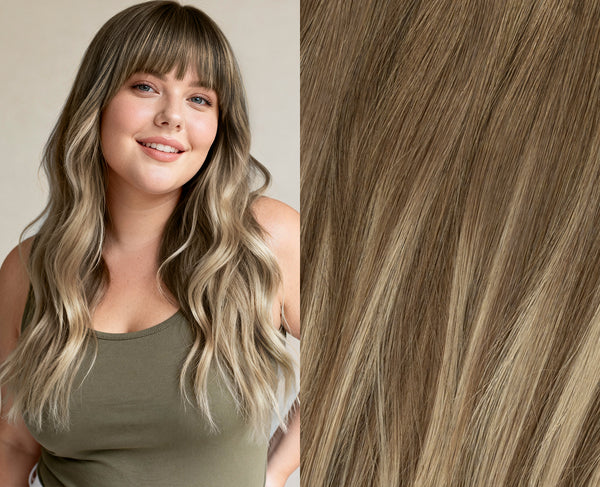 Beige Blonde Balayage 3B+16B