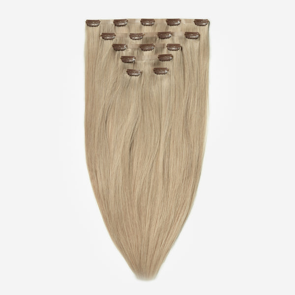 Invisible Clip In - Dark Chocolate Brown Balayage 1A+4