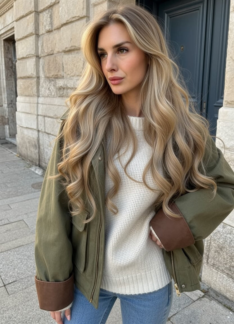 Entdecke Looks mit Beige Blonde Balayage 3B+16B – billede 1