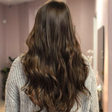  Flip in Extensions - Dunkles Naturbraun Nr. 3