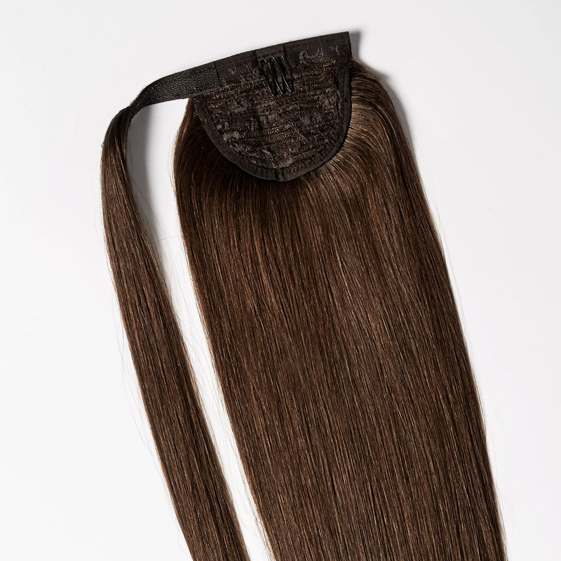 Ponytail Extensions - Dunkles Naturbraun Nr. 3